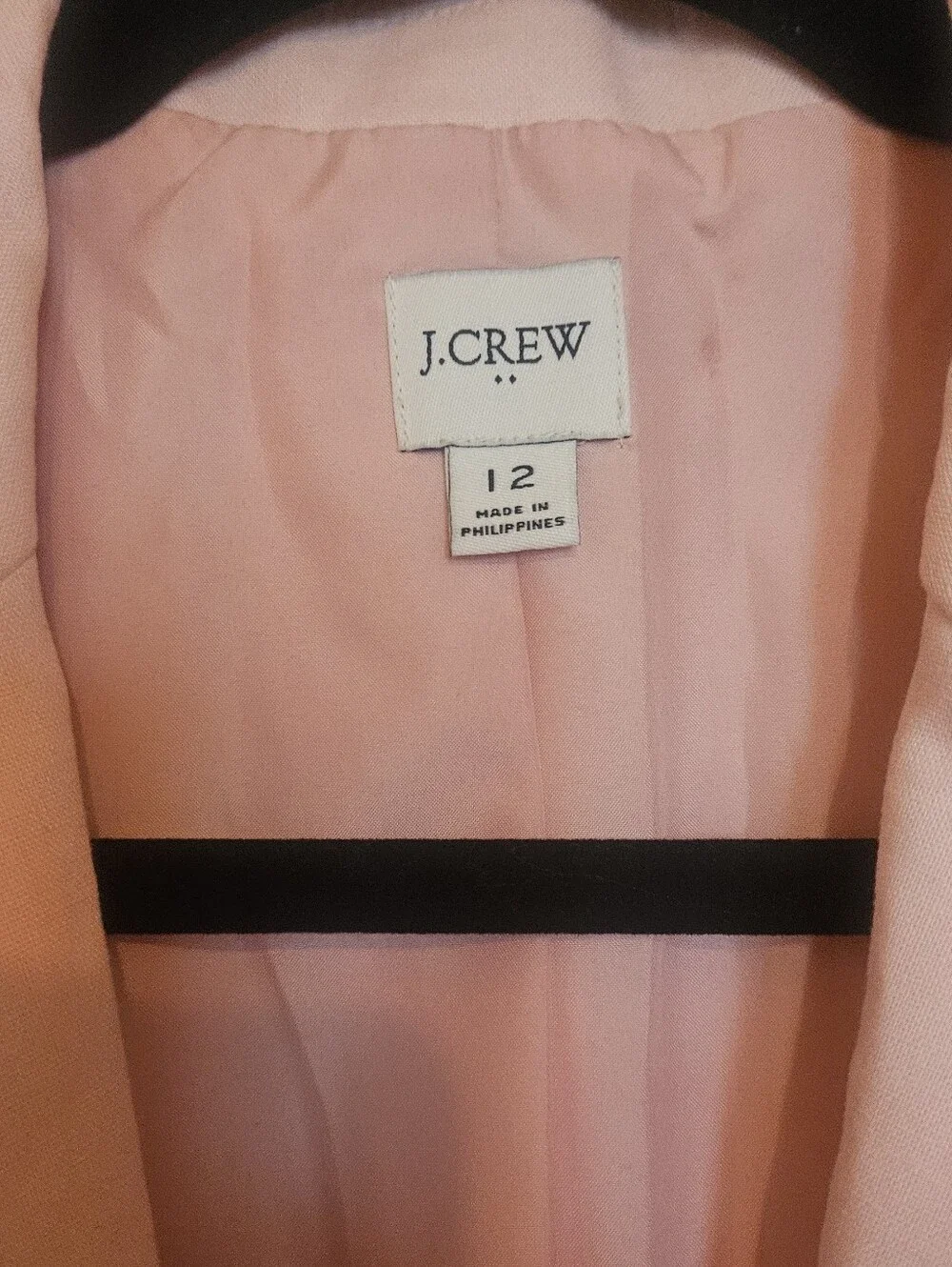 J. Crew Pink Lined Lined Blazer
